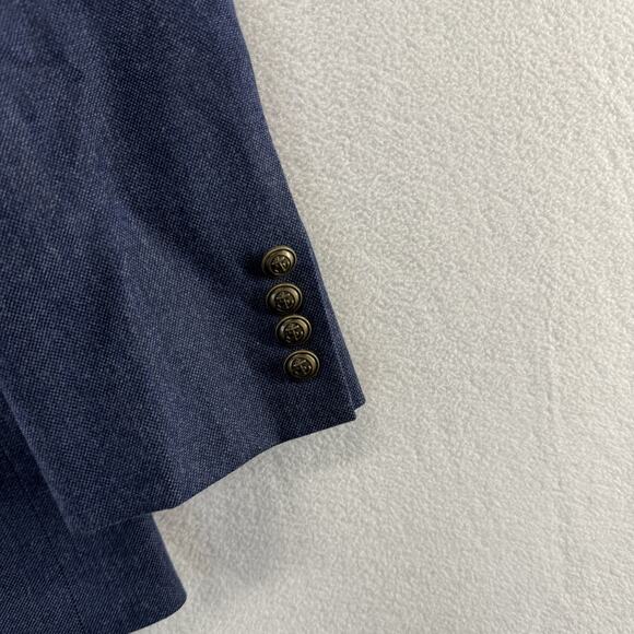 J Crew Blazer Mens 38 R Blue Thompson Wool Naval University Thompson Slim NEW - Picture 2 of 13